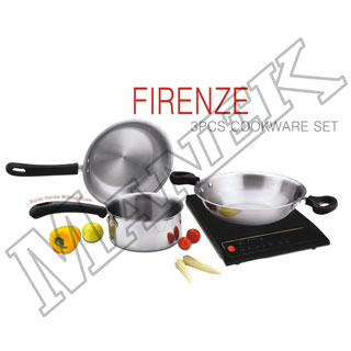 Firenze 3 Pc Cookware Set