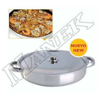 Stainless Steel Round Dish With Lid