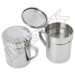 Stainless Steel Oil Strainer, Meat/Fish