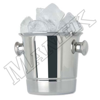 Stainless Steel Ice Bucket With Knob