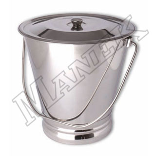 Stainless Steel Utility Bucket With Cover
